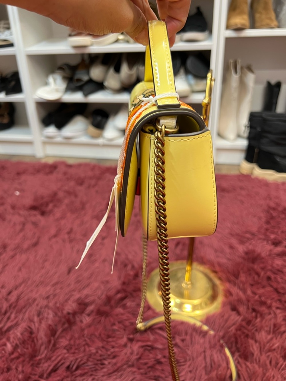 🔥🔥 Tory Burch brand new 2 way bag with beautiful embroidery - Picture 10 of 12